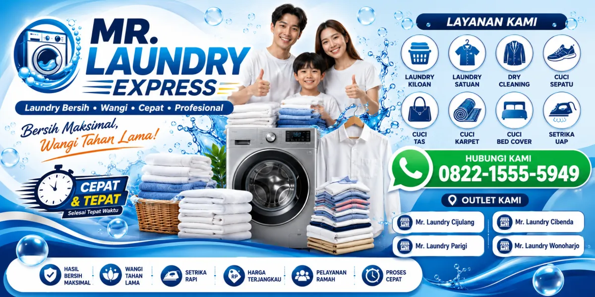 Laundry Antar Jemput Pangandaran & Batukaras, Praktis Cuci Bersih Tanpa Keluar Rumah
