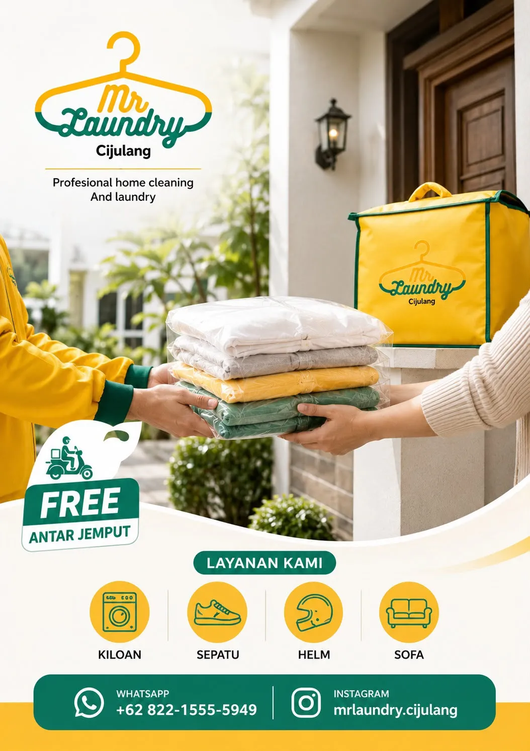 Laundry Express Pangandaran dengan Layanan Antar Jemput dan Cuci Berbagai Jenis Barang