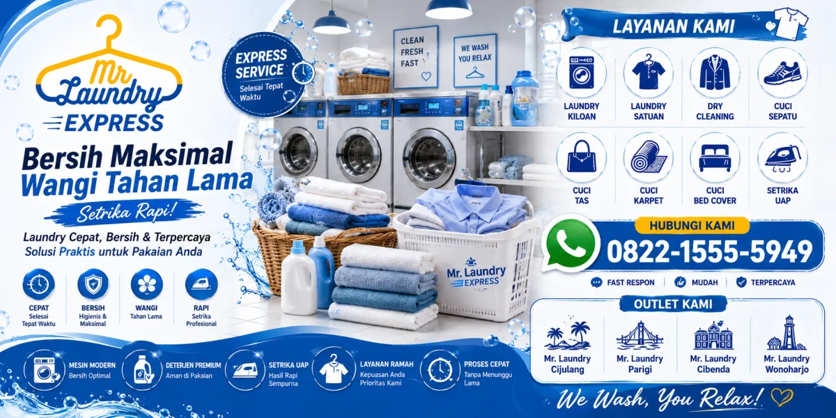 Laundry Pangandaran Antar Jemput Gratis, Cucian Bersih Wangi Sampai Depan Rumah